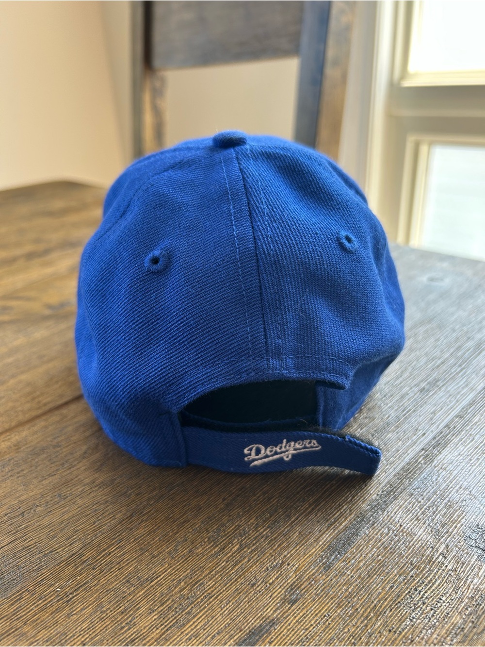 Classic Blue Baseball Cap with White LA Emblem - Picture 3 of 5